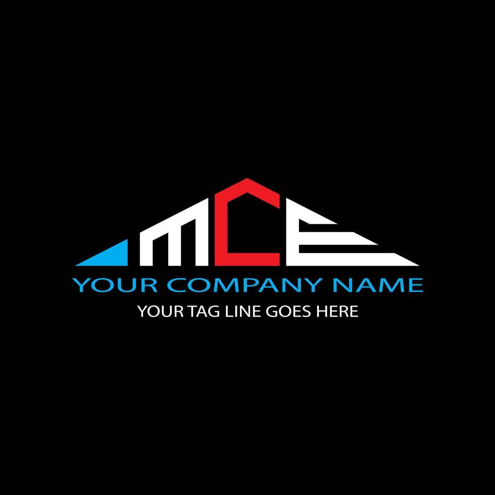 MCE letter logo creative design with vector graphic