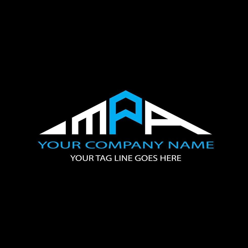 MPA letter logo creative design with vector graphic