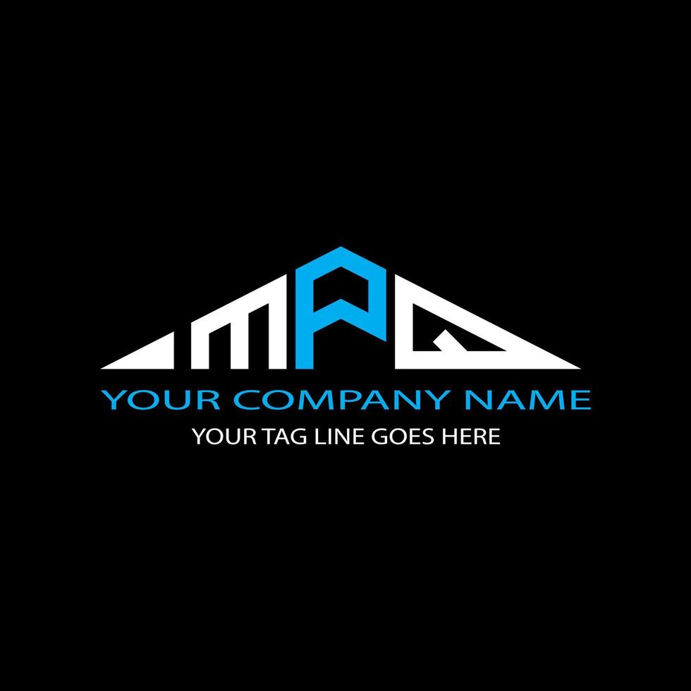 MPQ letter logo creative design with vector graphic