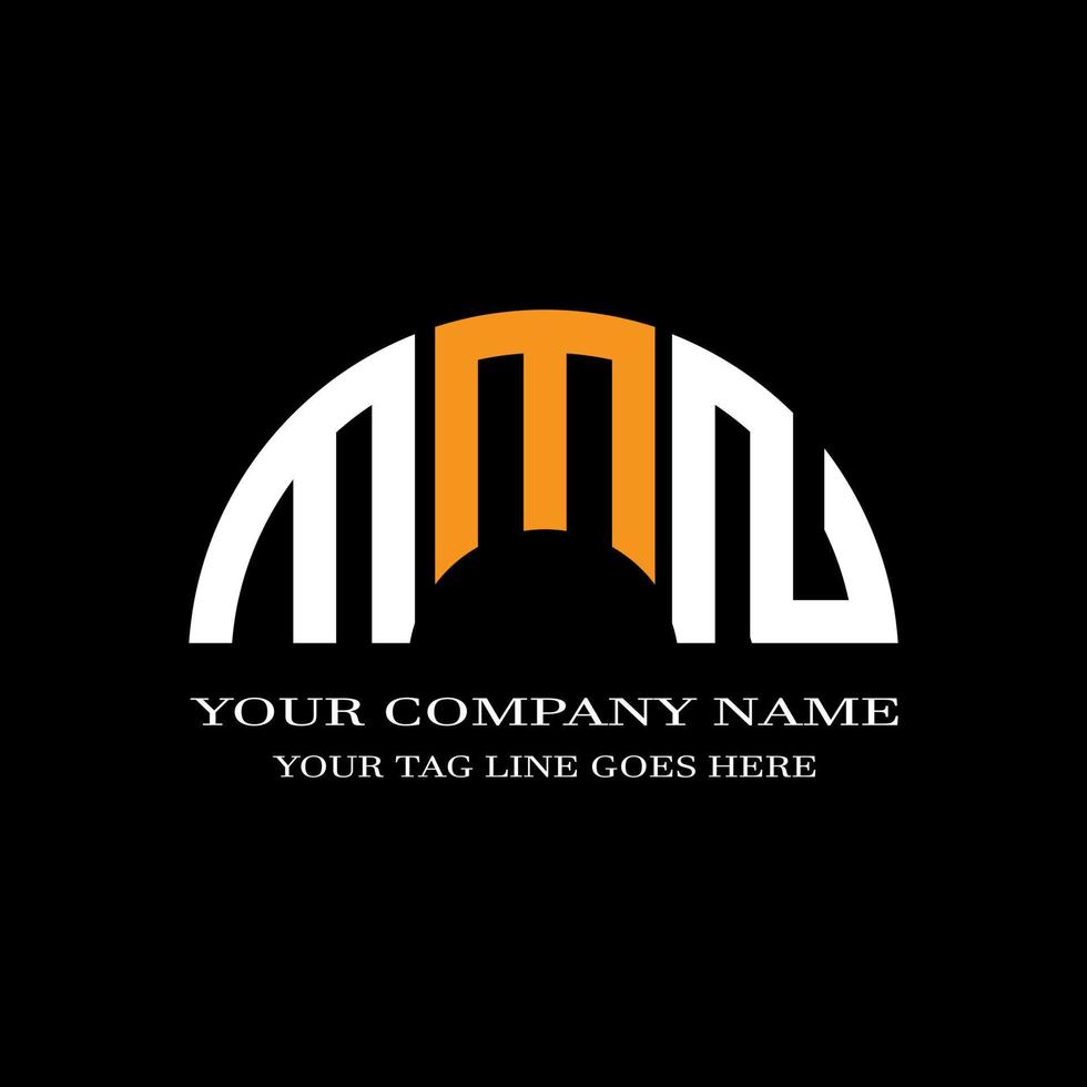MMN letter logo creative design with vector graphic