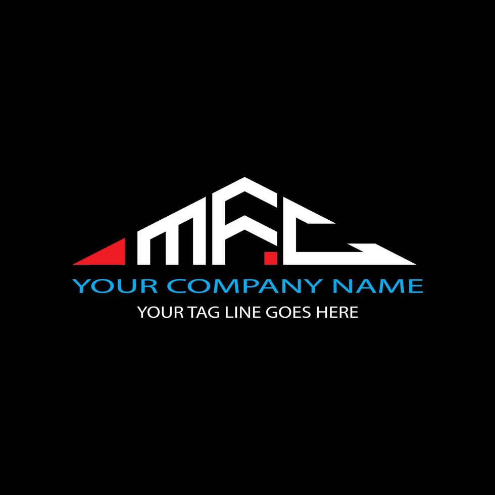 MFC letter logo creative design with vector graphic