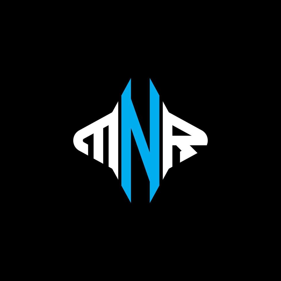 MNR letter logo creative design with vector graphic