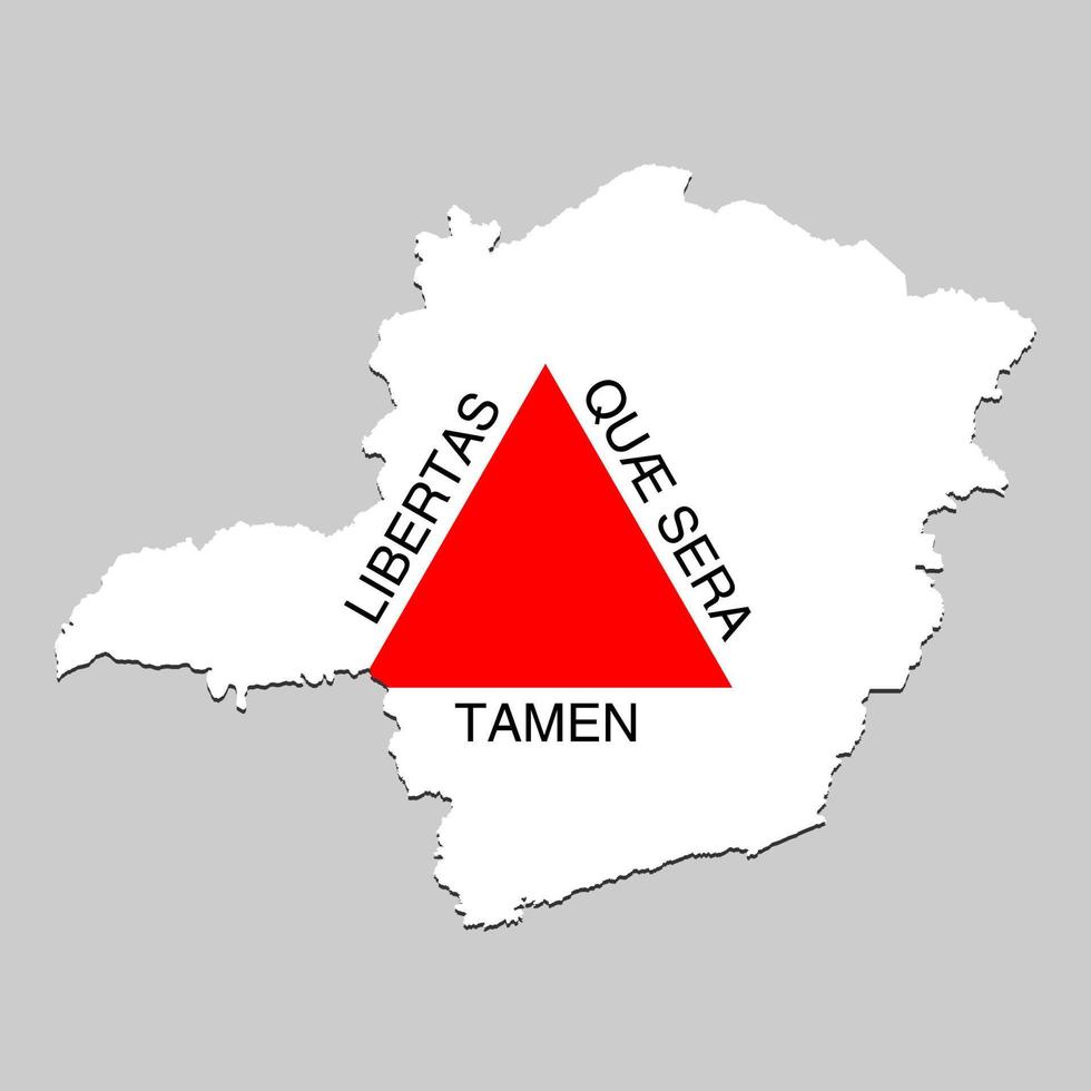 Map with national flag vector