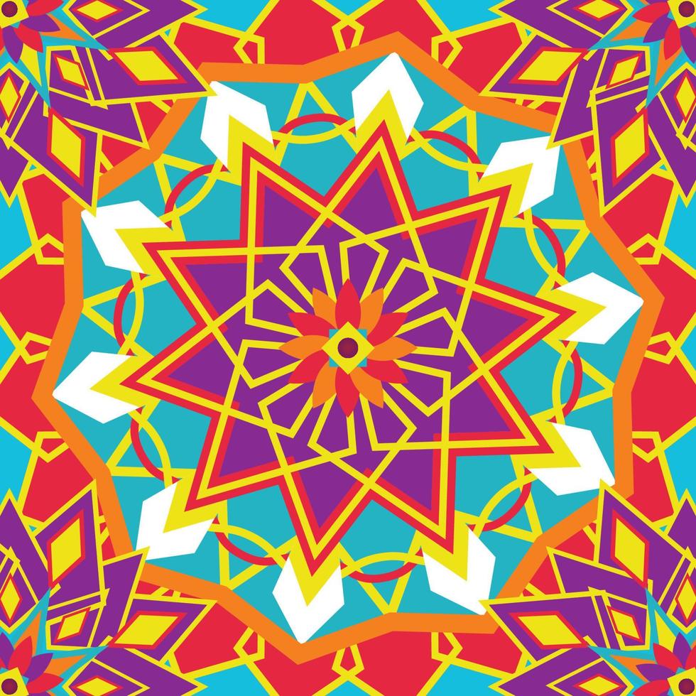 Background Fractal Kaleidoscope vector
