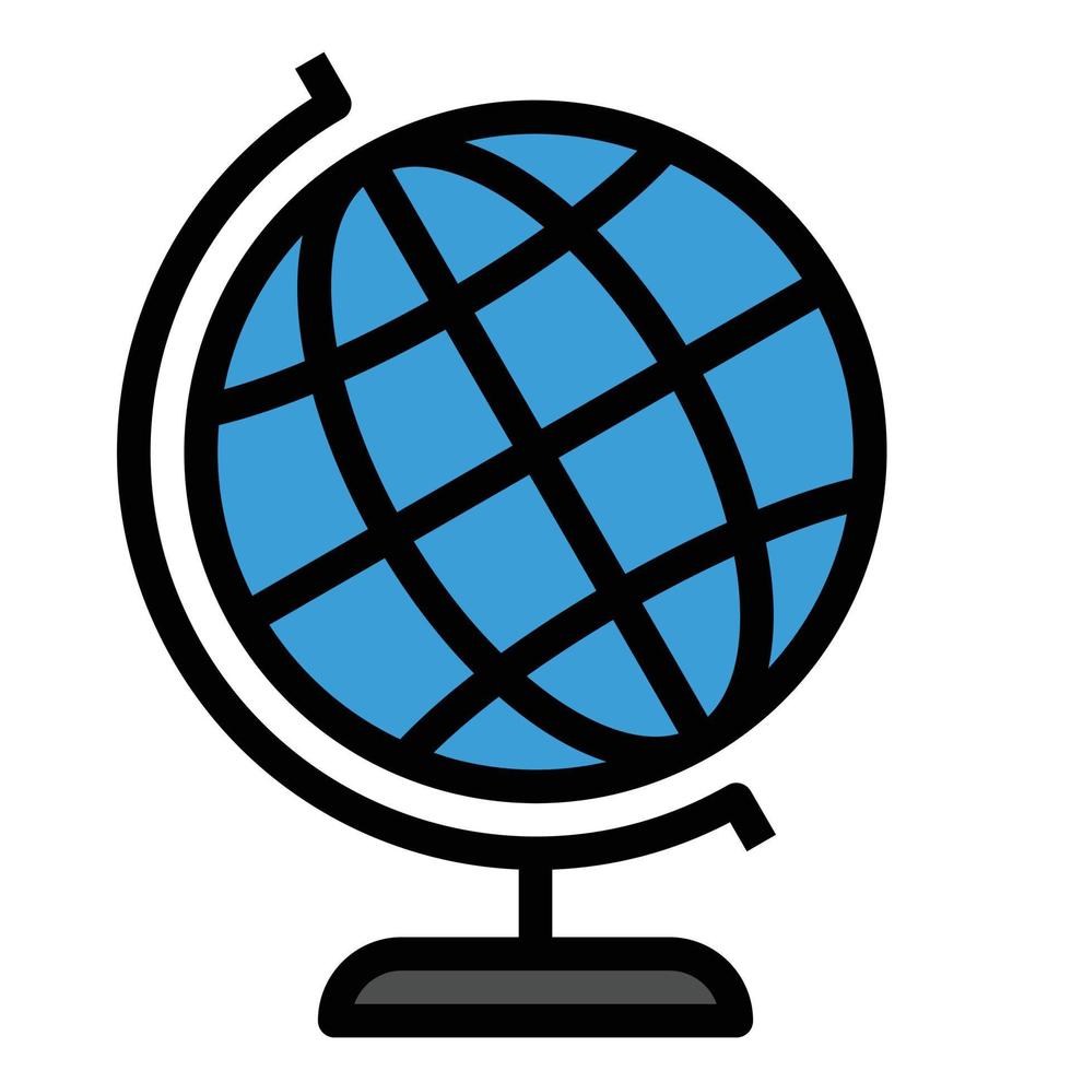 Education Study Online Icon Vector , GEOGRAPHY