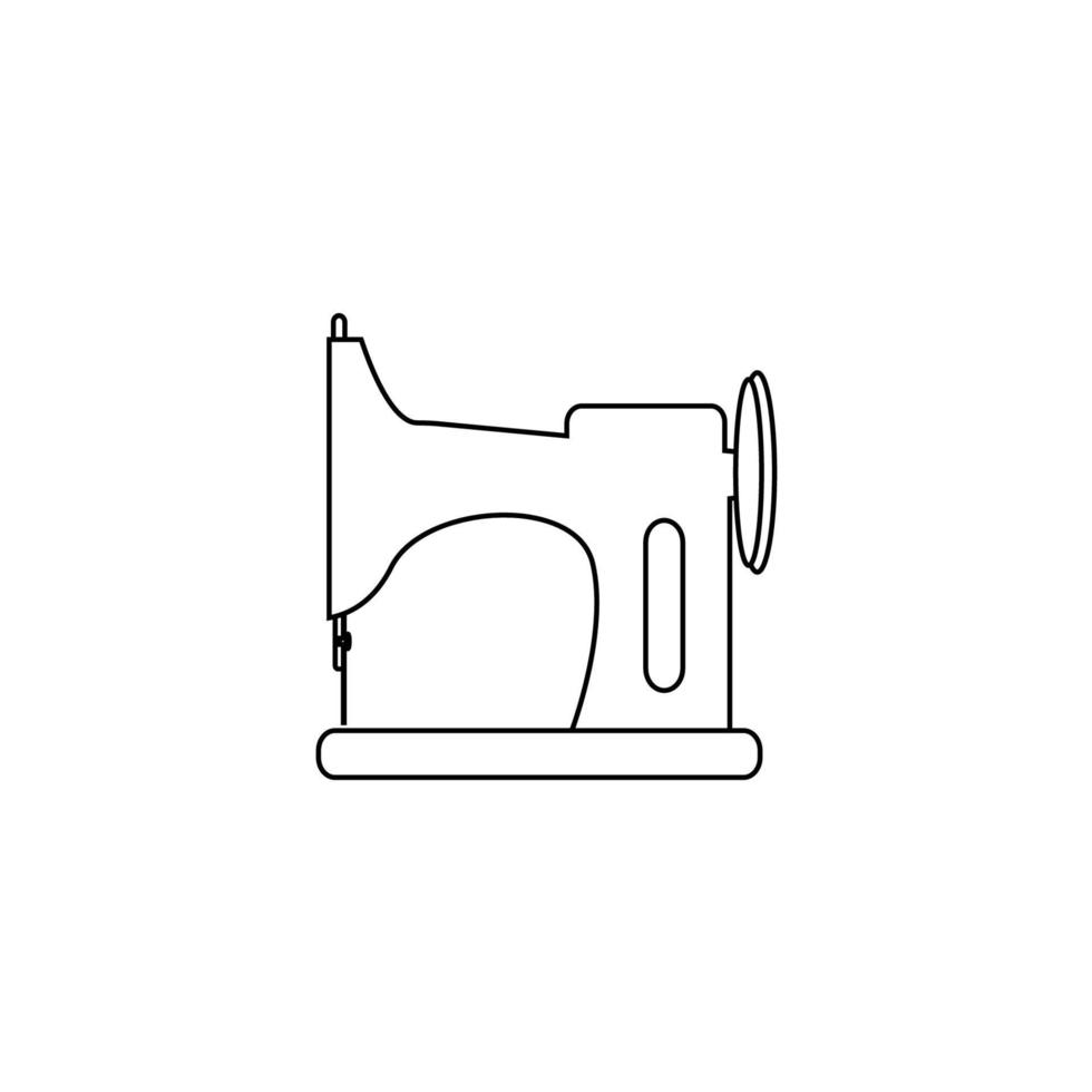 sewing machine icon image vector illustration