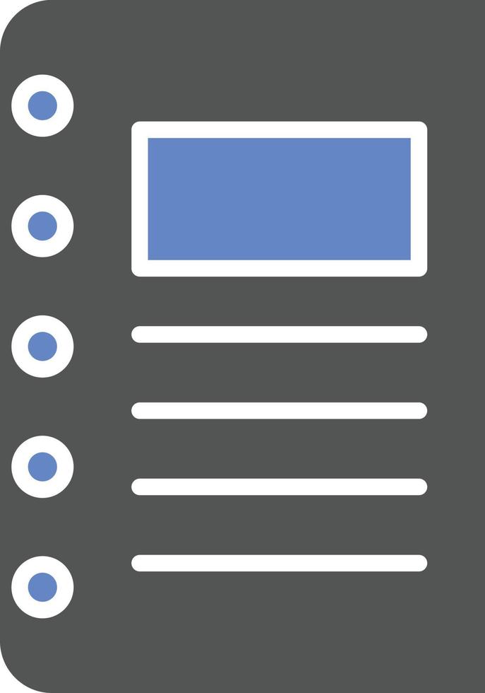 Notebook Icon Style vector