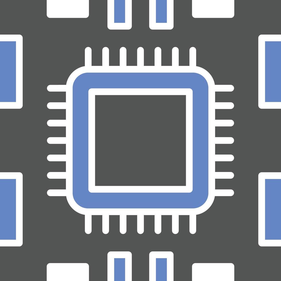 Microprocessor Icon Style vector