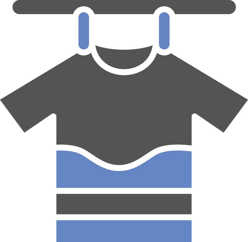 Drying Clothes Icon Style vector
