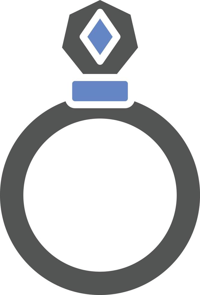Diamond Ring Icon Style vector