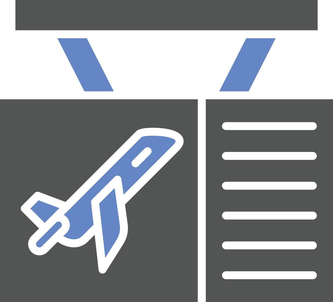 Boarding Gate Icon Style vector