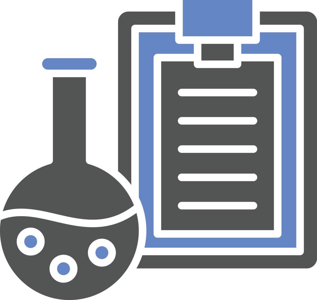 Lab Report Icon Style vector