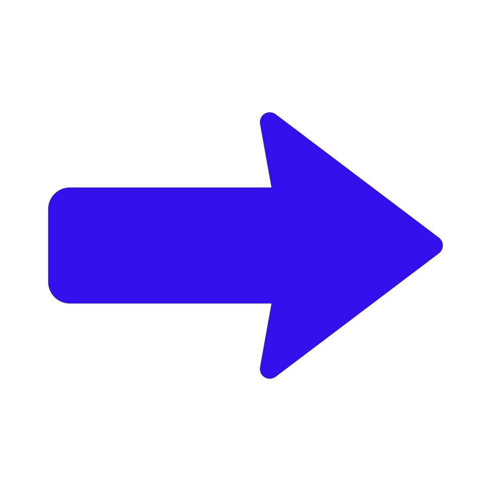 Arrow on white background vector