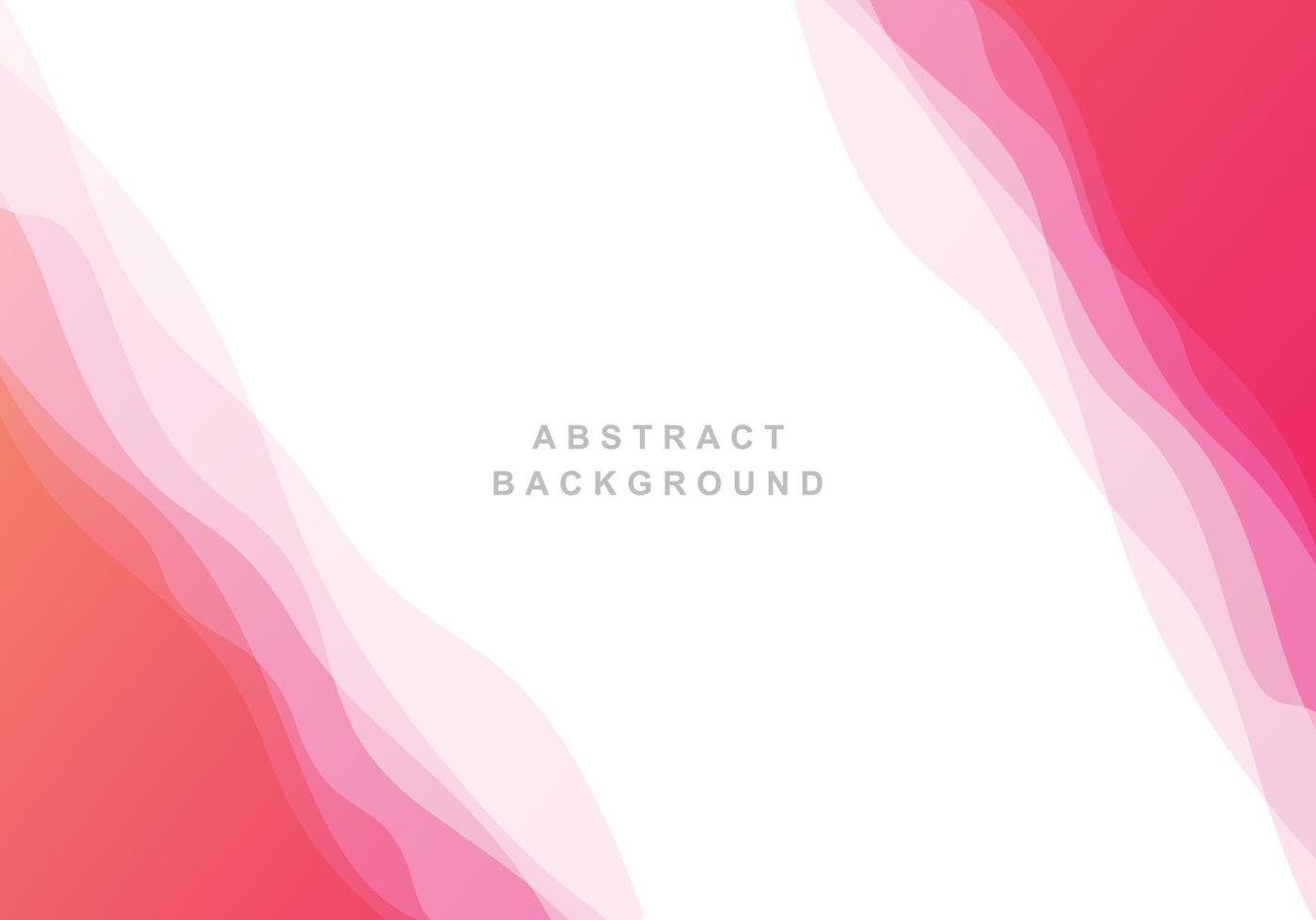 Abstract flowing pink colorful ripples wave background vector