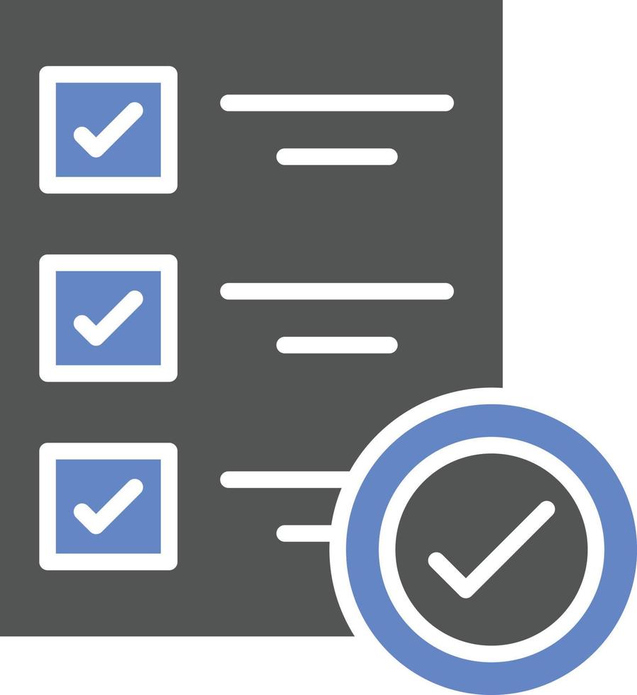 Checking Icon Style vector