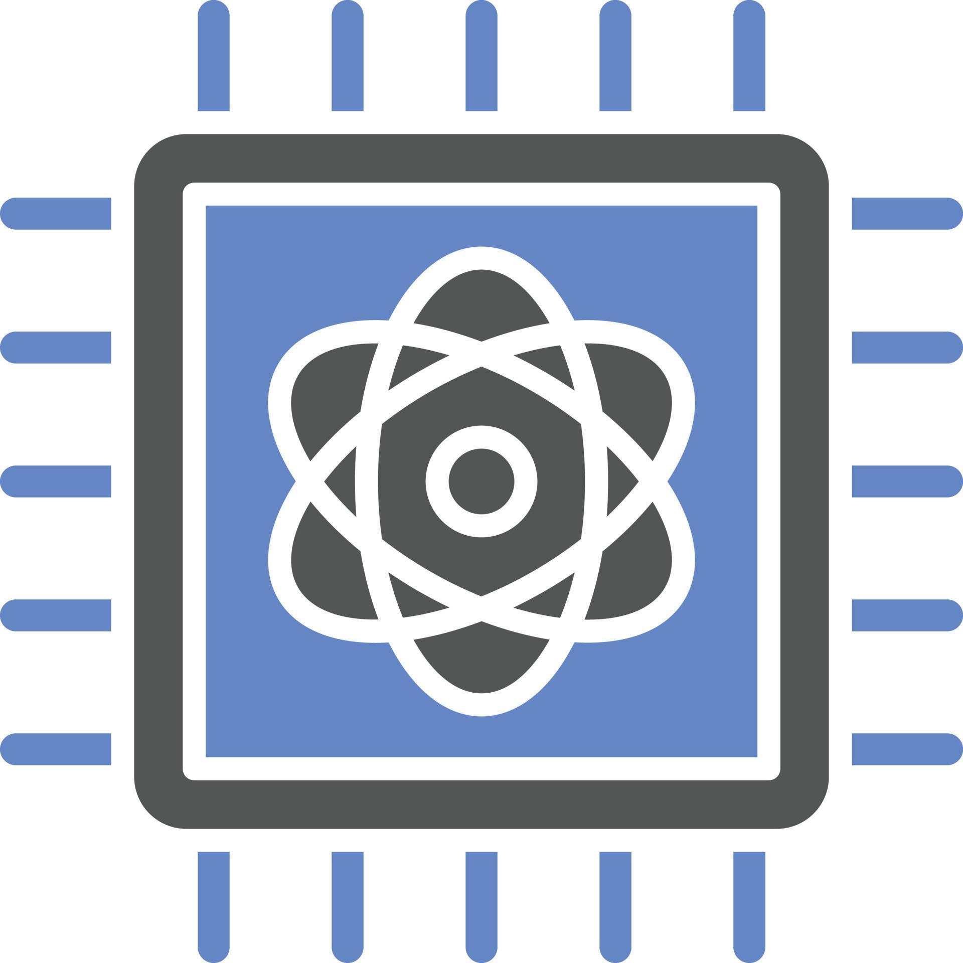 Quantum Computing Icon Style 8050431 Vector Art at Vecteezy