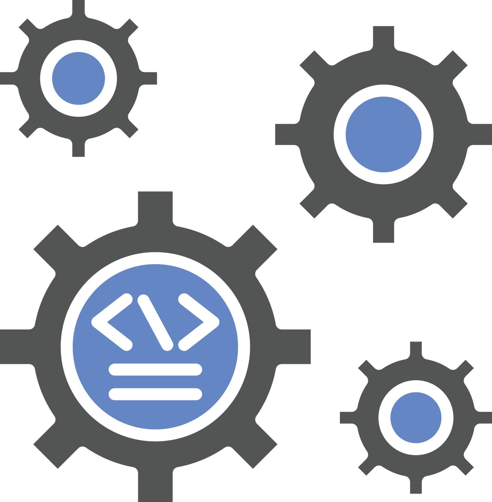Code Settings Icon Style 8050449 Vector Art at Vecteezy