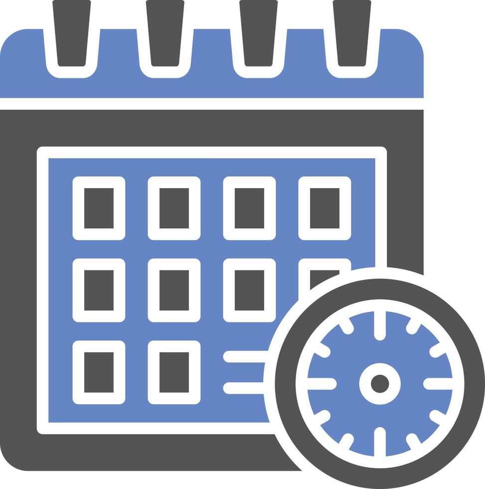 Deadline Icon Style vector