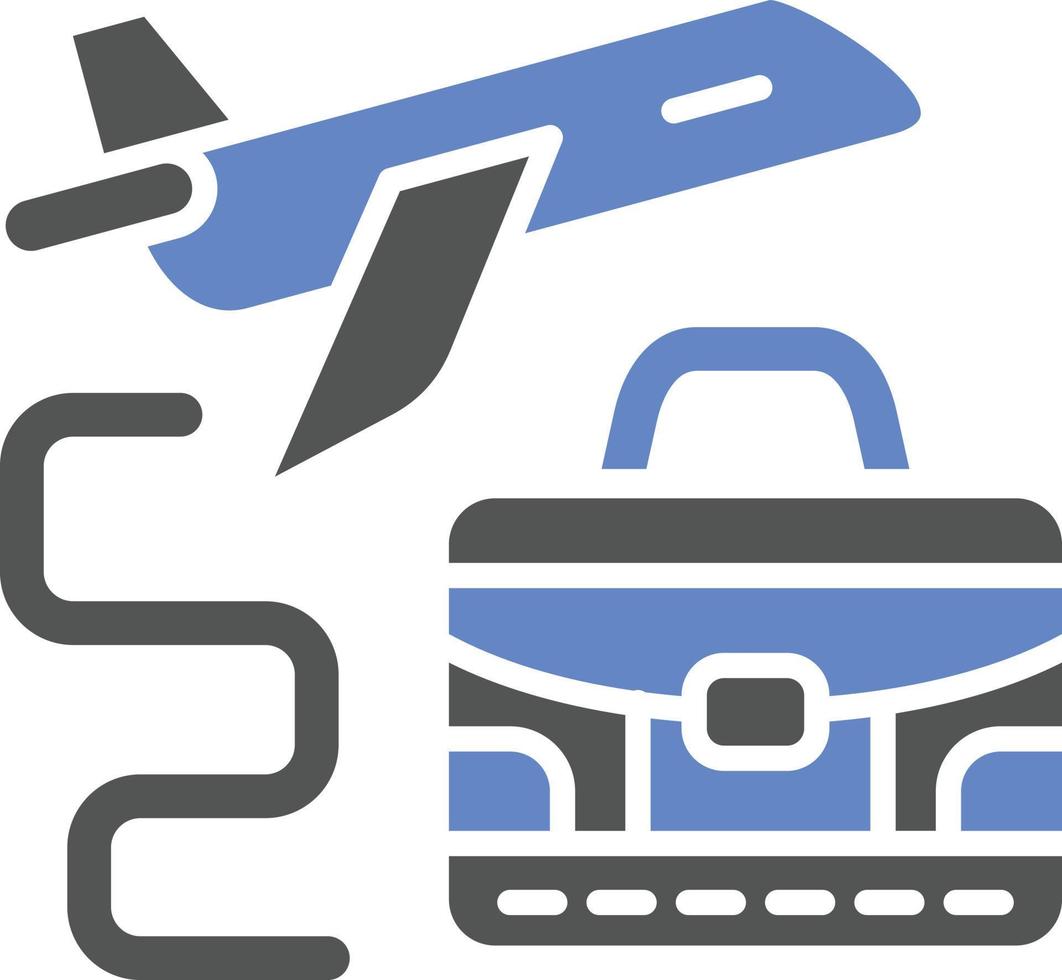Business Trip Icon Style vector