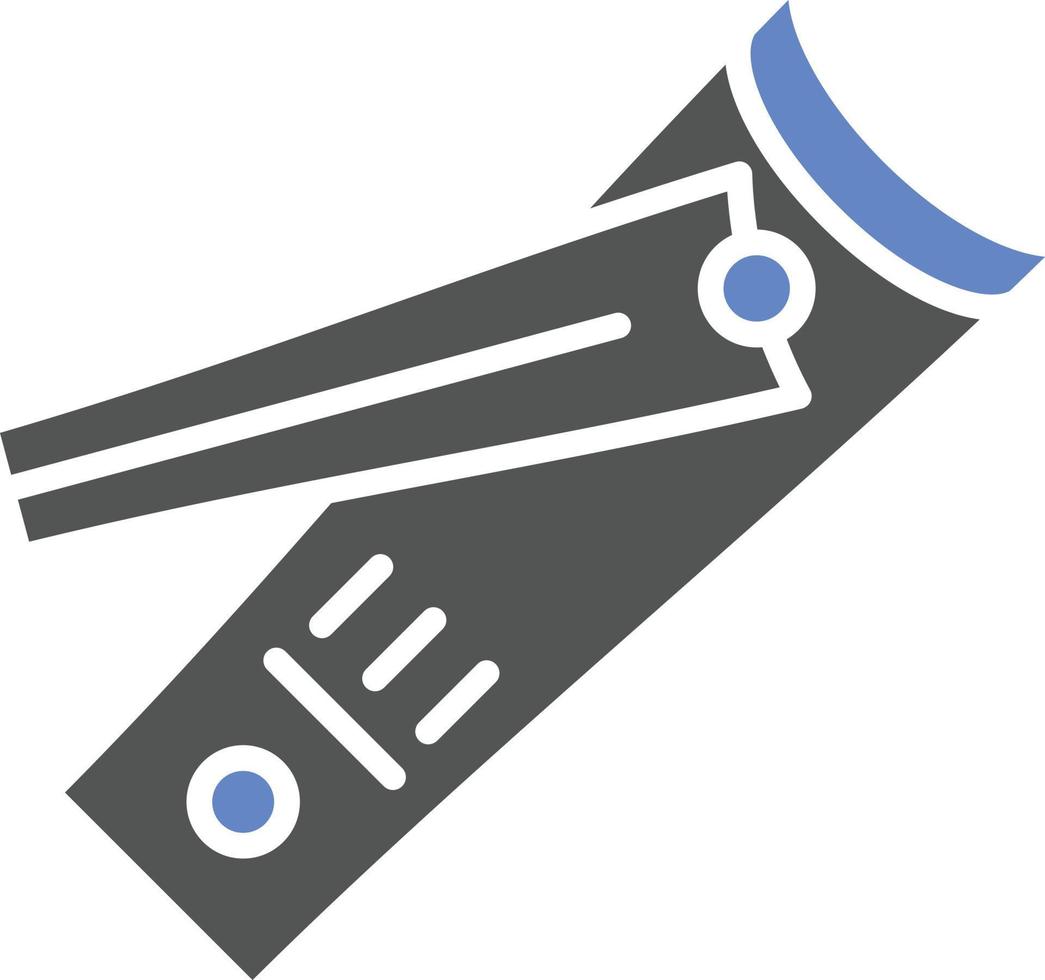 Nail Clipper Icon Style vector