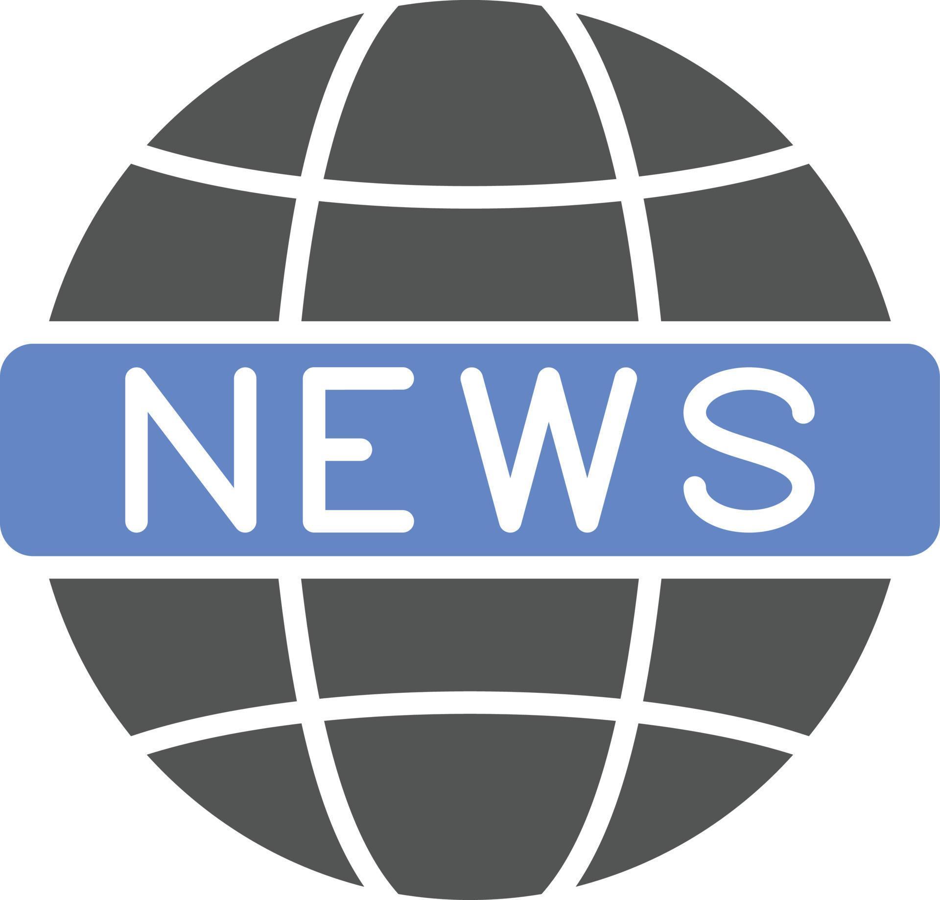 Global News Icon Style 8050504 Vector Art at Vecteezy