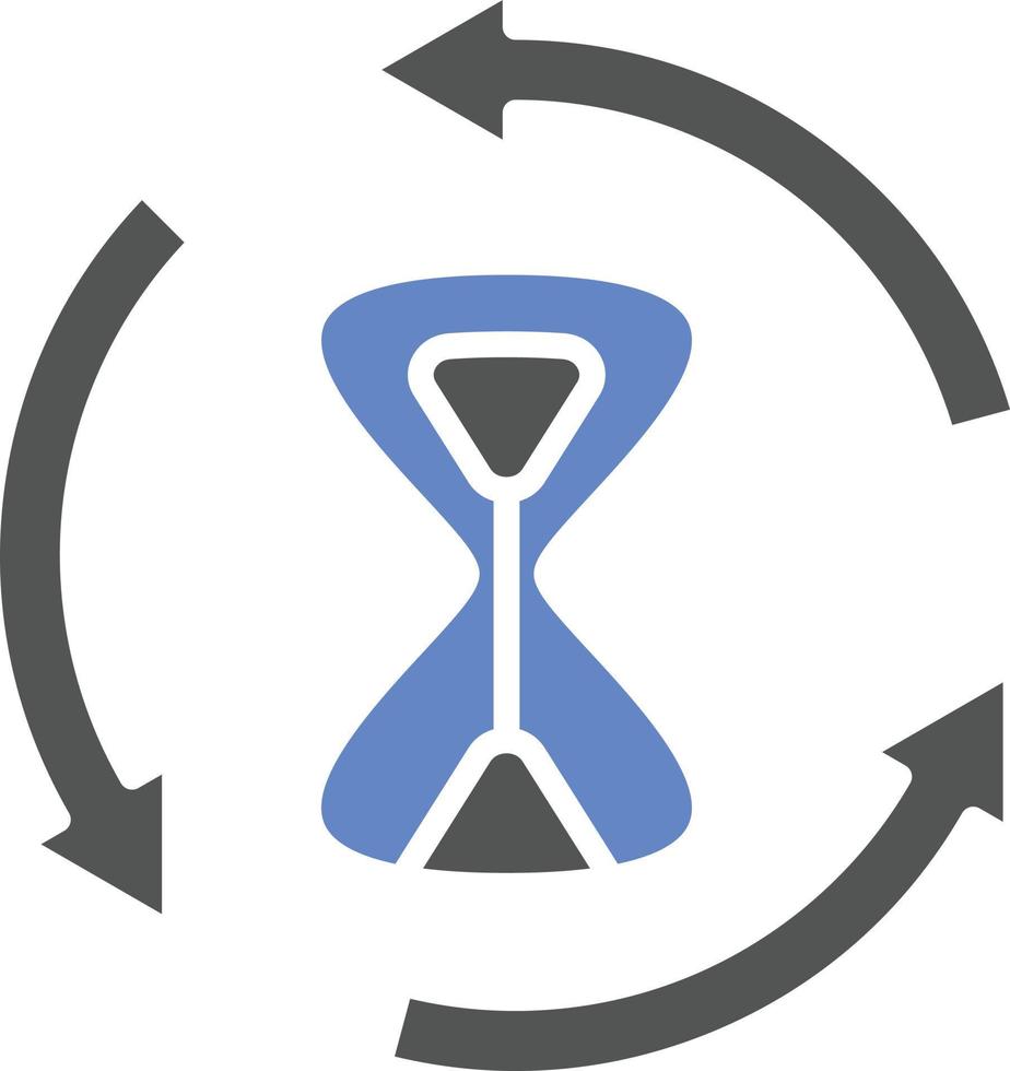 Time Loop Icon Style 8050511 Vector Art at Vecteezy