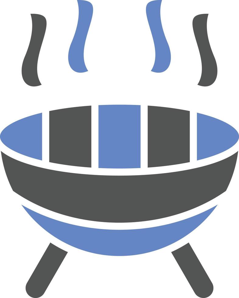 BBQ Grill Icon Style vector