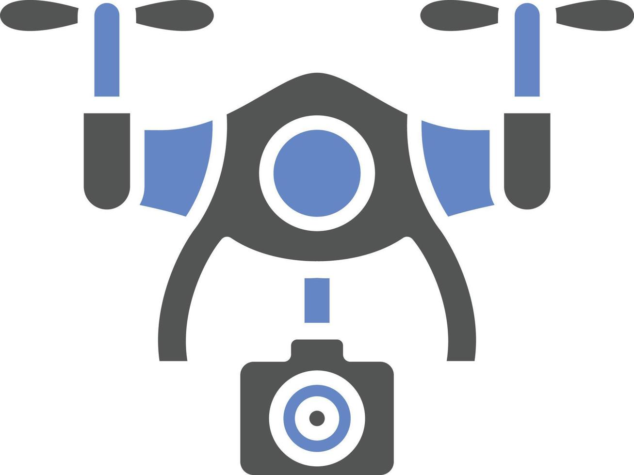 Drone Camera Icon Style vector