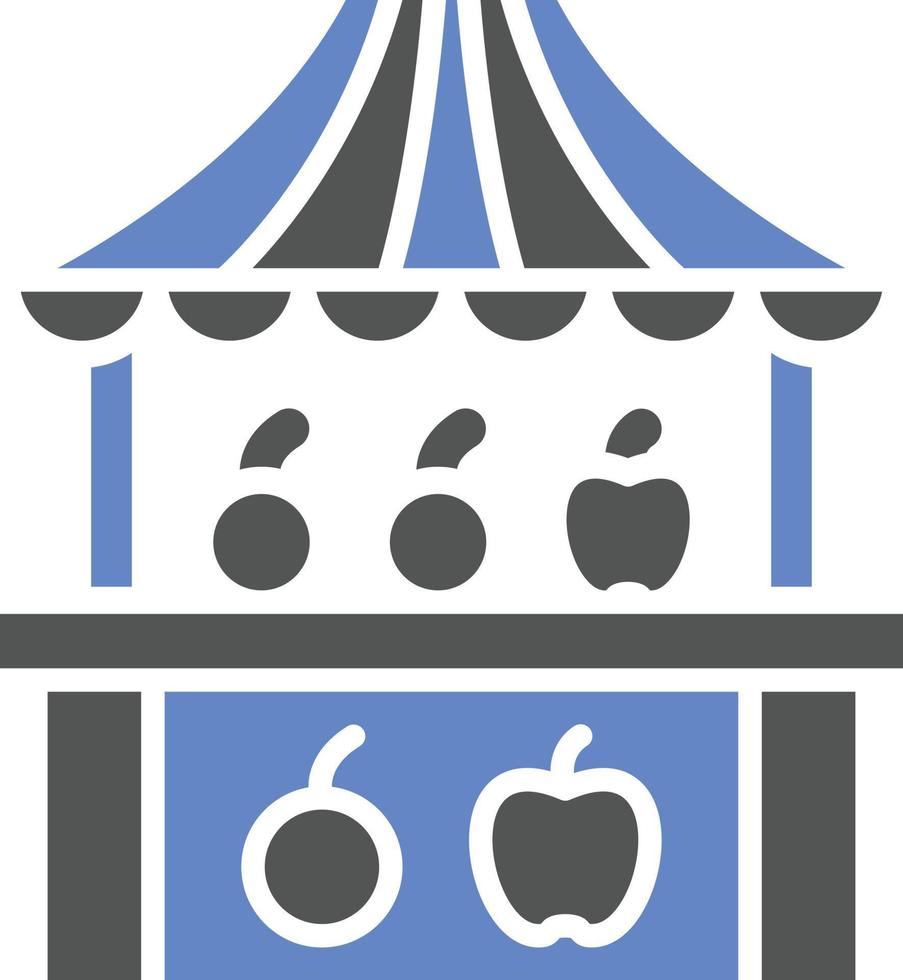 Fruit Stall Icon Style vector