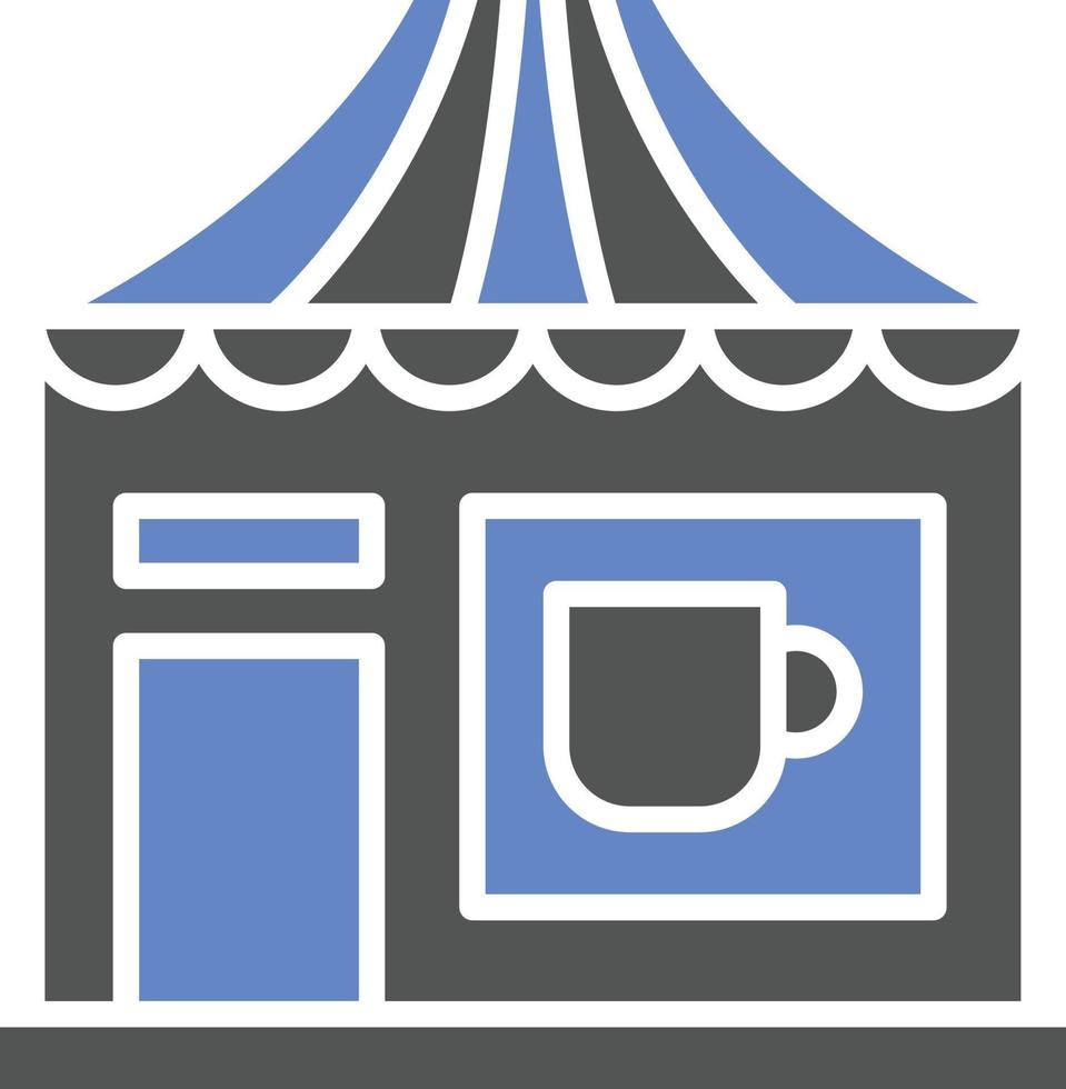 Tea Stall Icon Style vector
