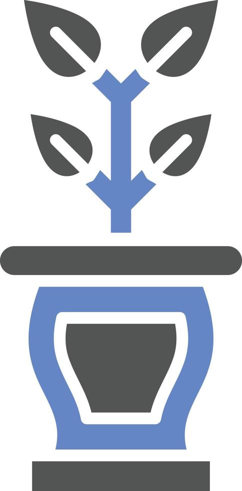 Plant Pot Icon Style vector