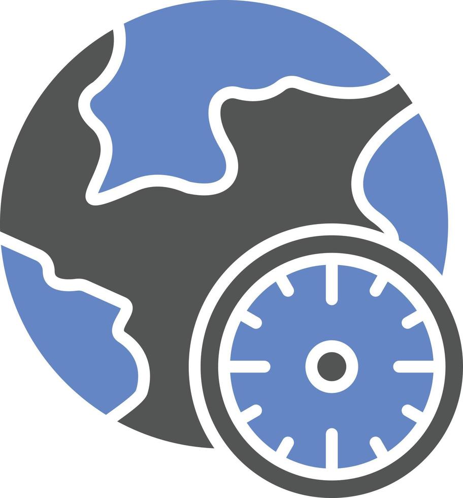 Time Zone Icon Style vector