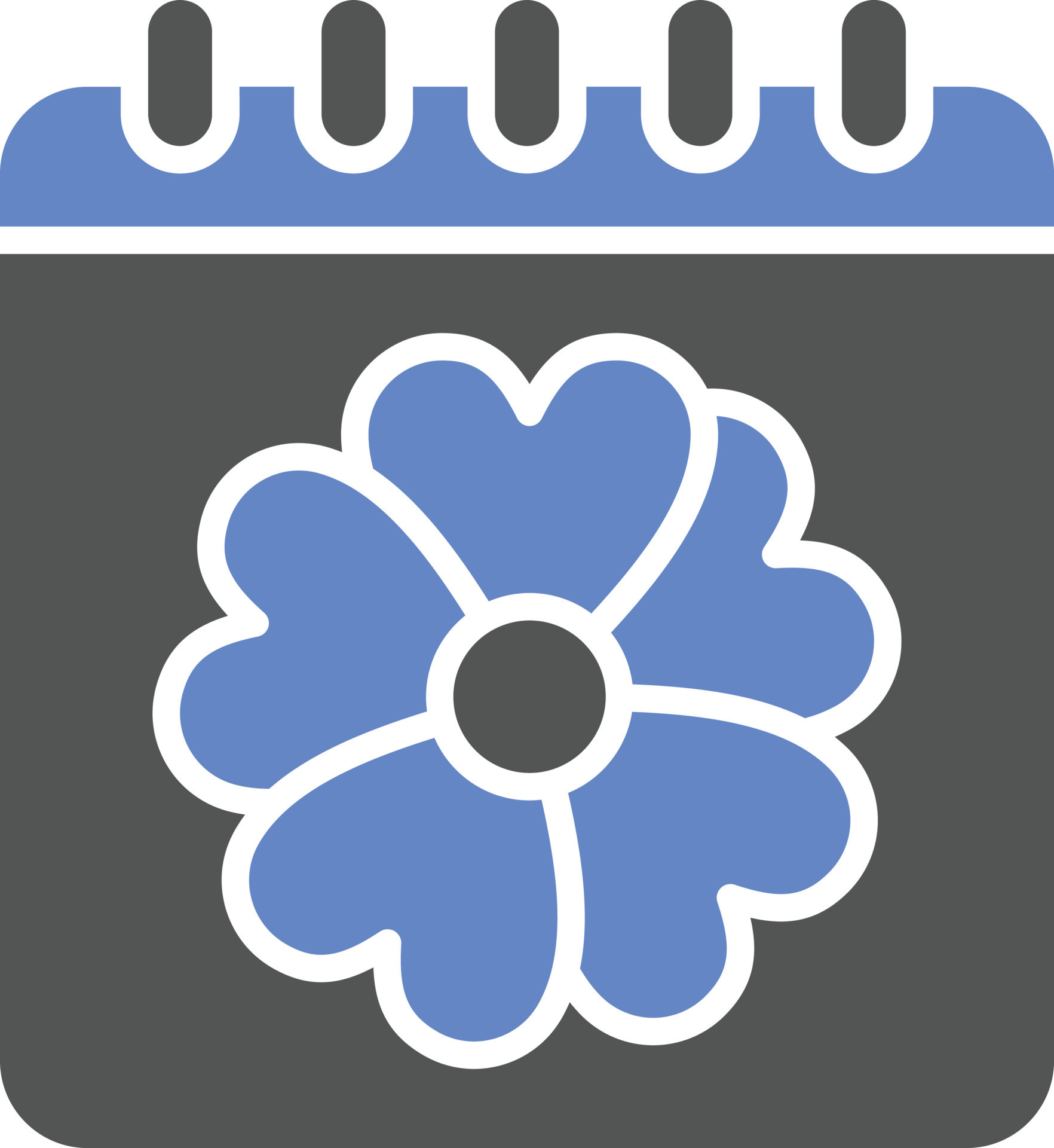 Spring Calendar Icon Style 8050739 Vector Art at Vecteezy