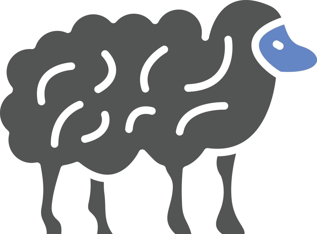 Sheep Icon Style vector