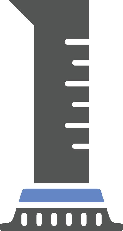 Graduated Cylinder Icon Style vector