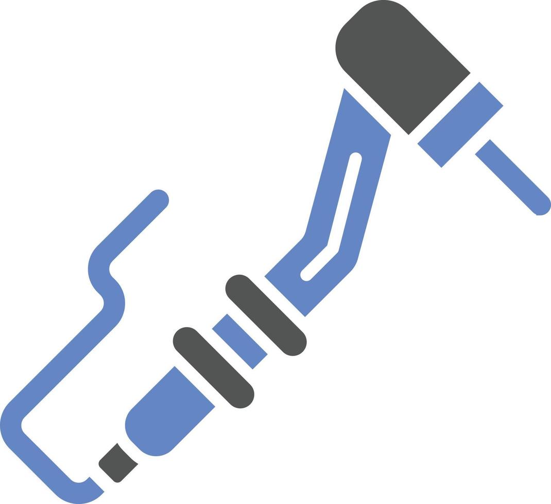 Dental Drill Icon Style vector