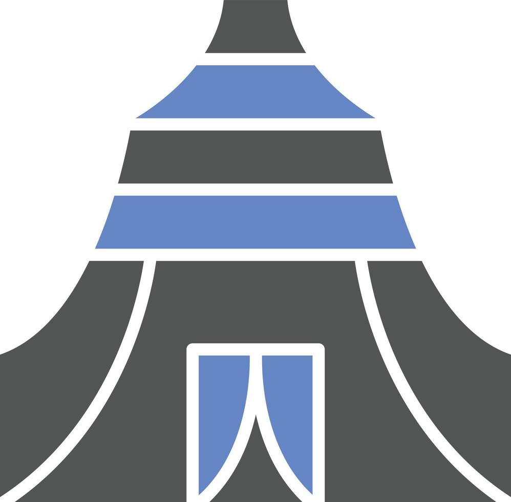 Refugee Camp Icon Style vector