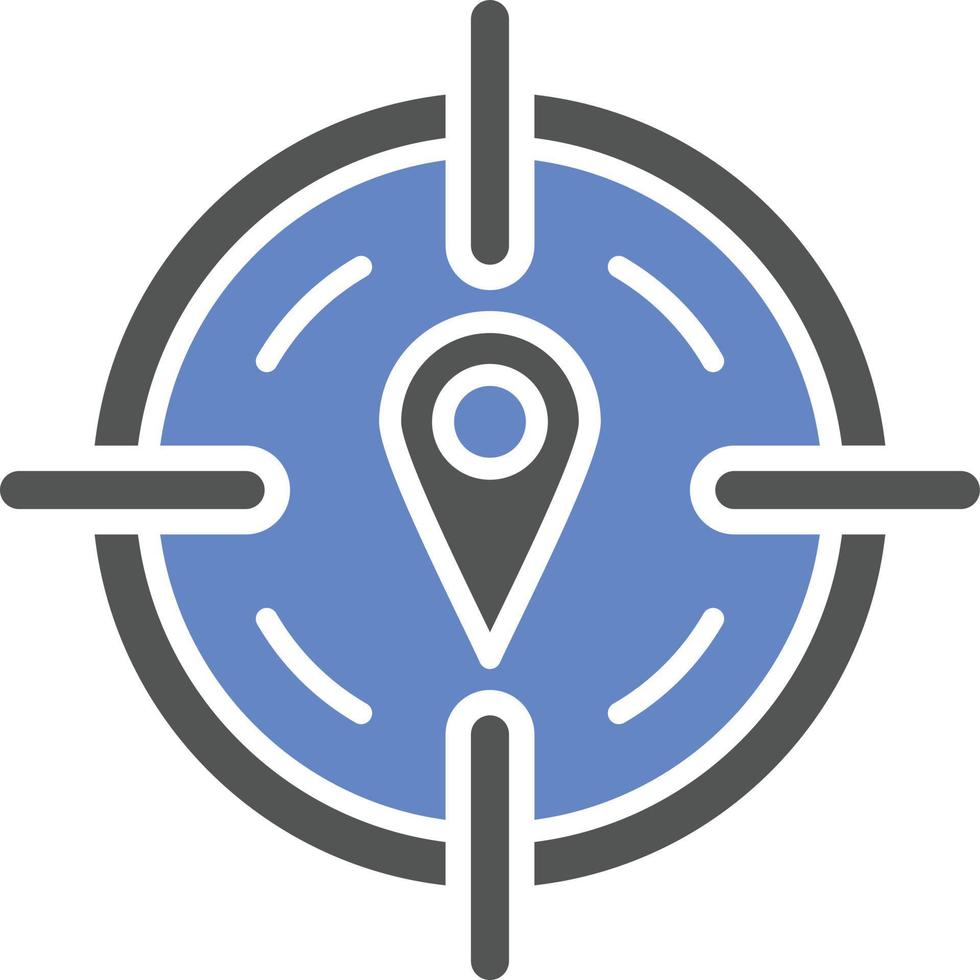 estilo de icono gps vector