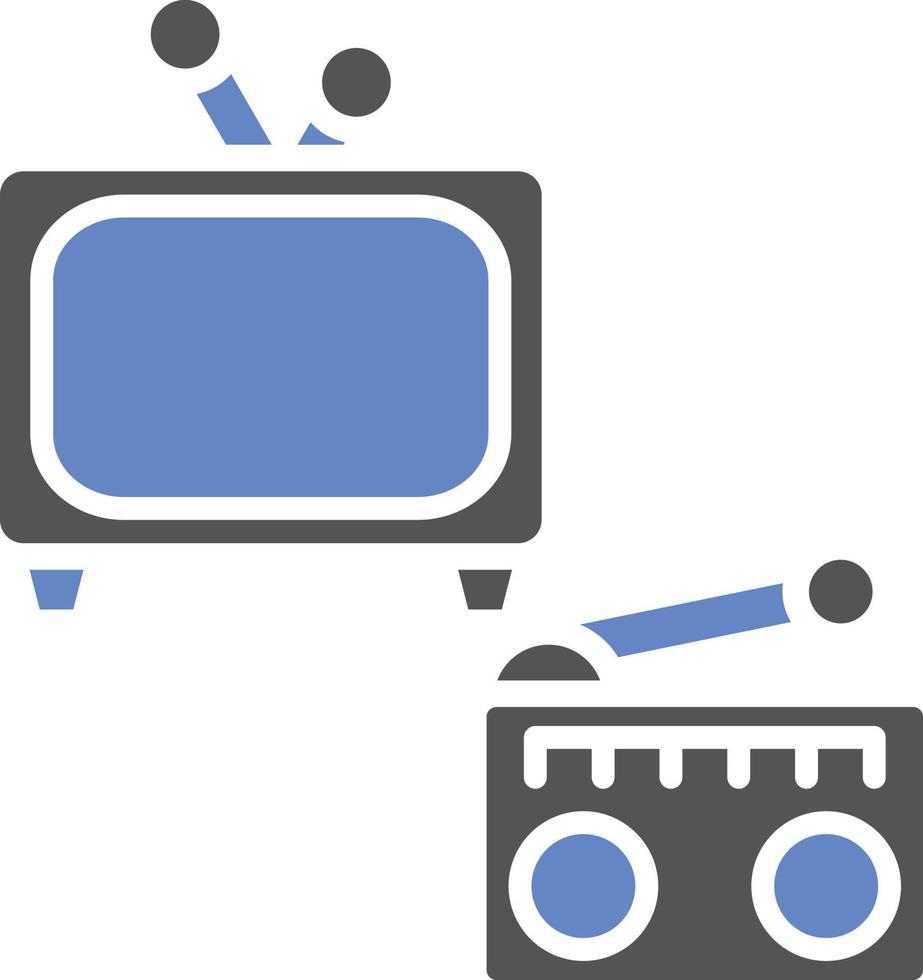 Mass Media Icon Style vector