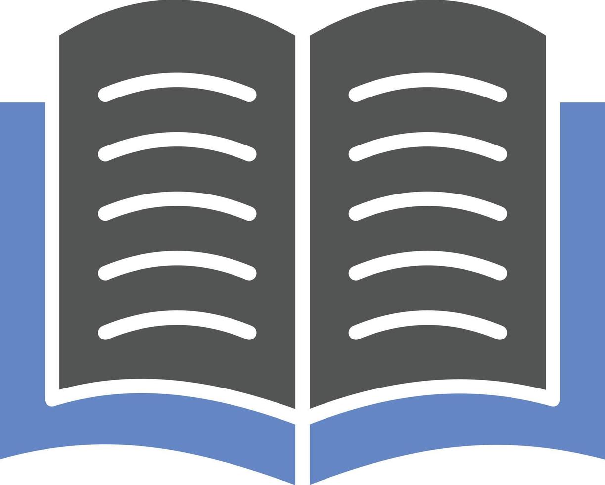 Open Book Icon Style vector