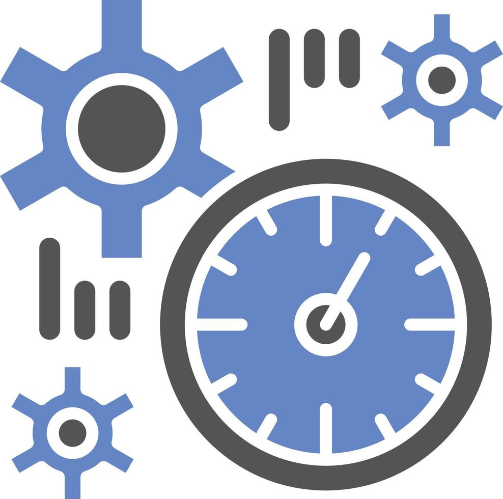 Time Plan Icon Style vector