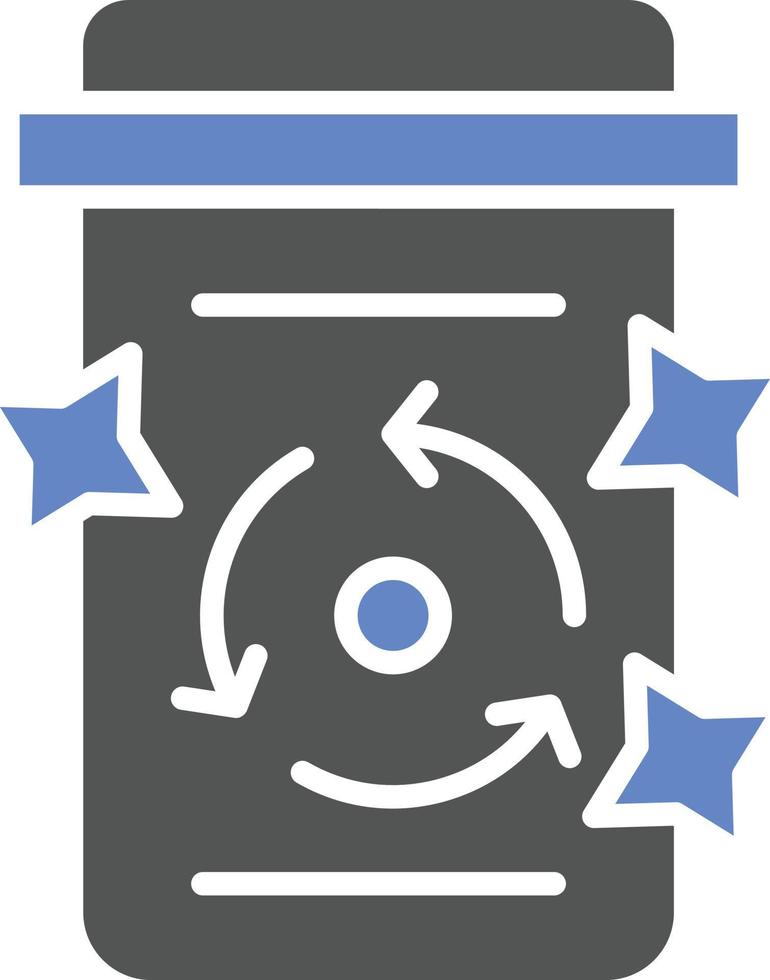 Garbage Cleaning Icon Style vector