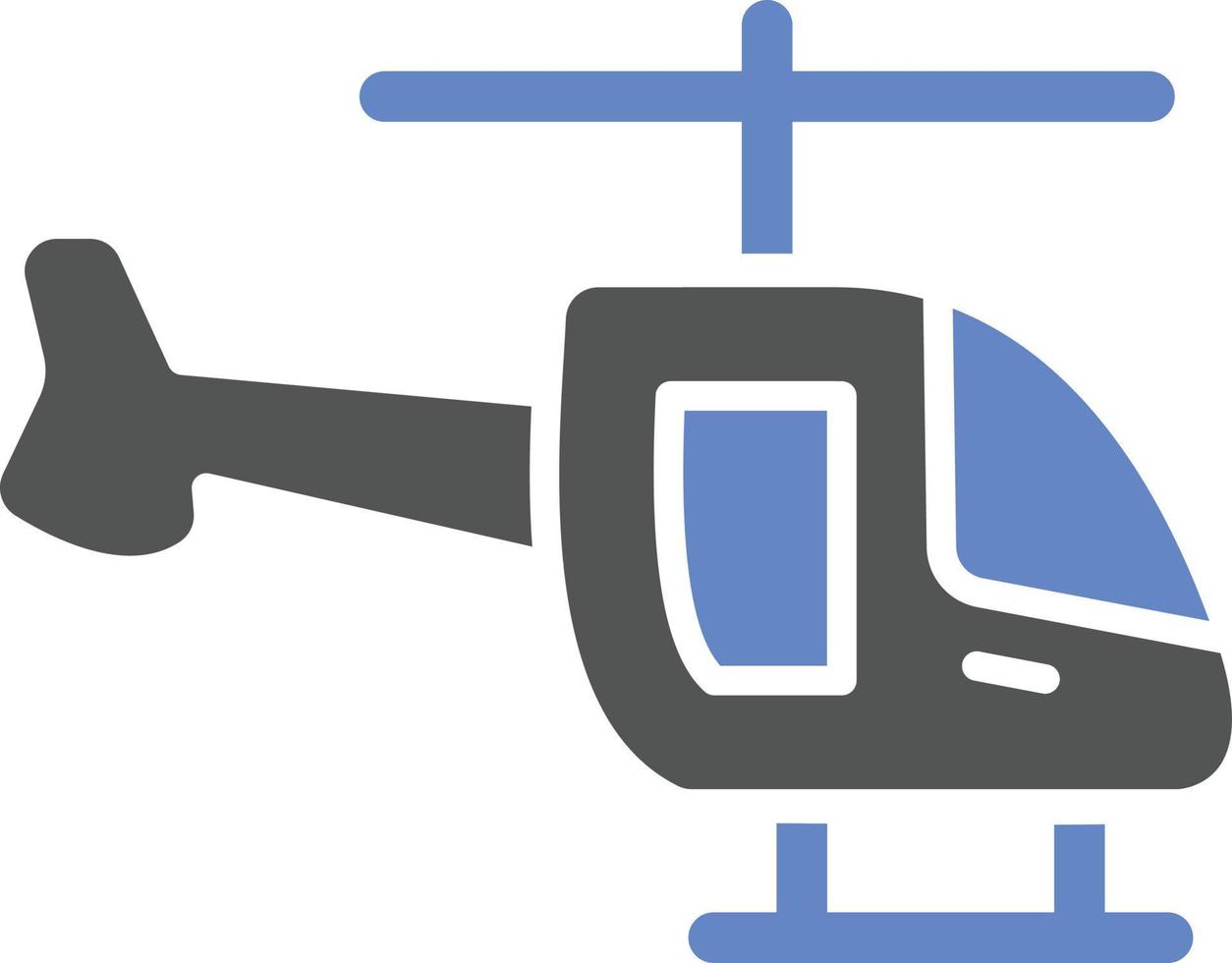 Helicopter Icon Style vector