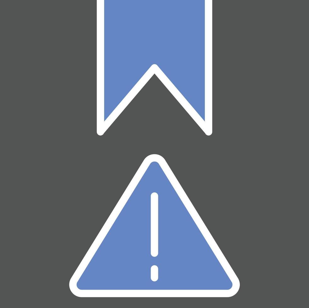 Delivery Warning Icon Style vector