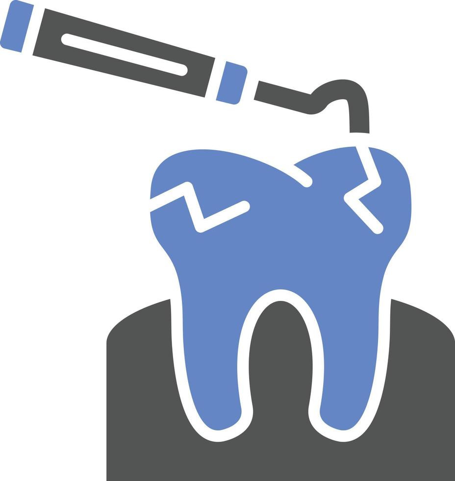 Tooth Scaling Icon Style vector