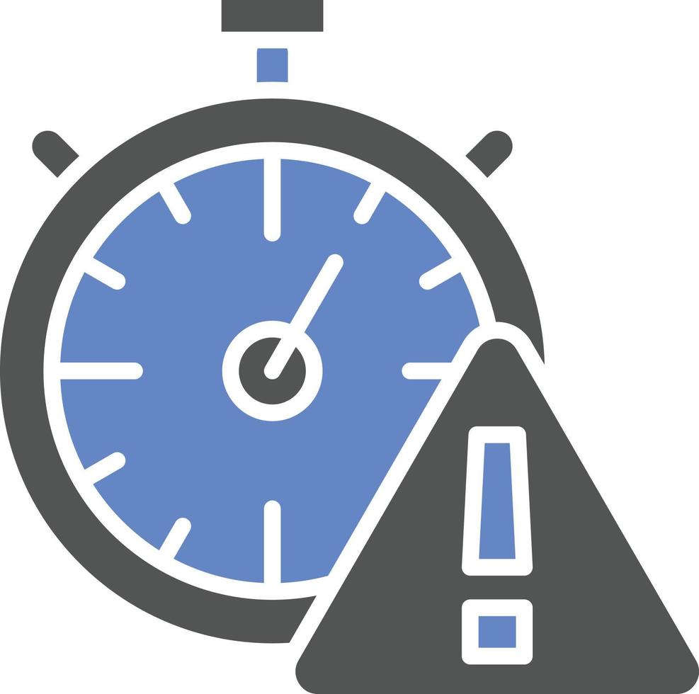 Time Alert Icon Style vector