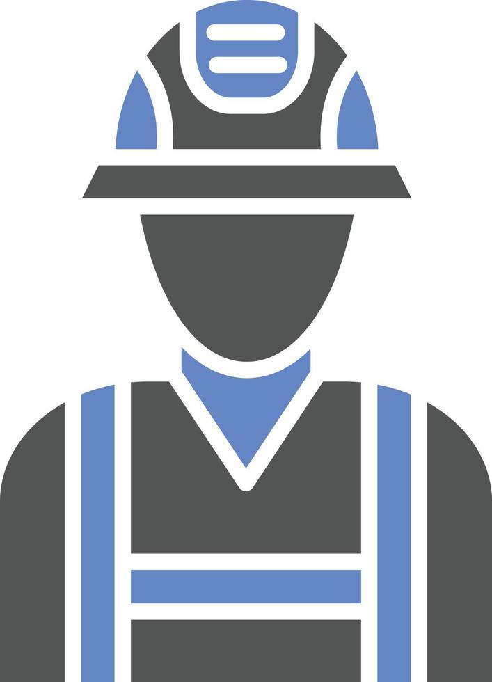 Fireman Icon Style vector