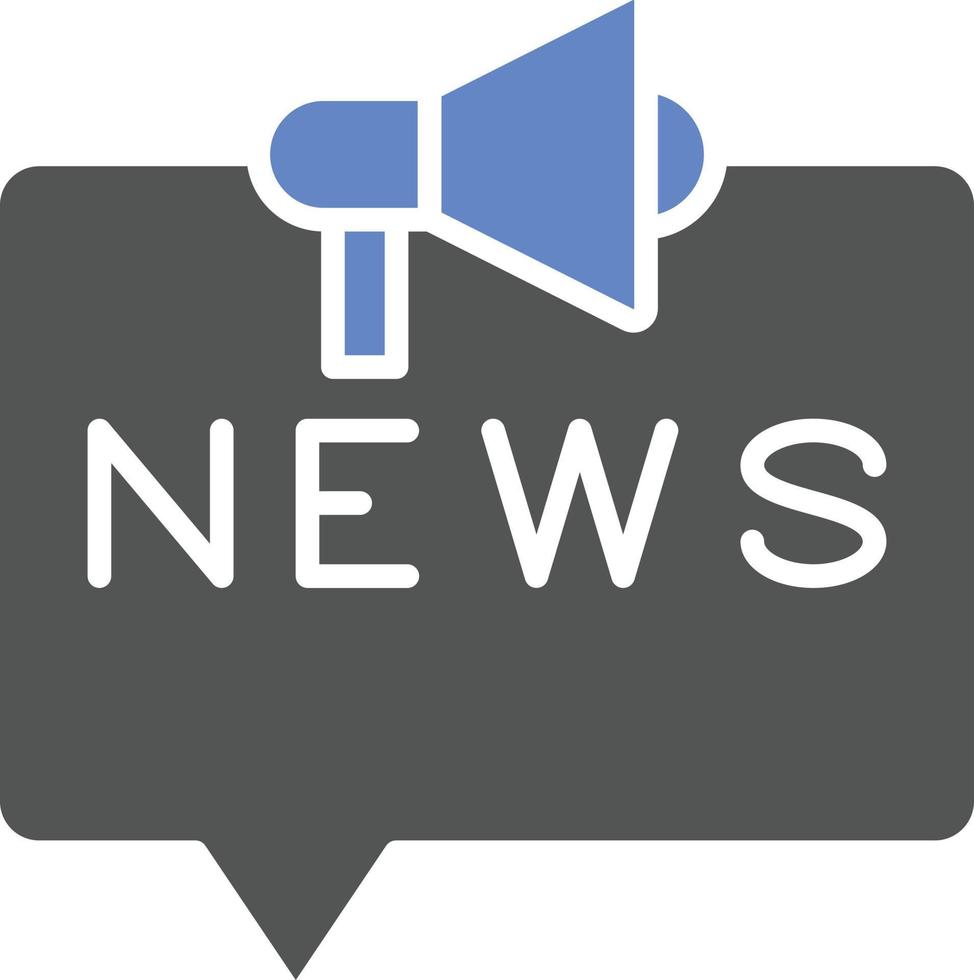 News Banner Icon Style vector