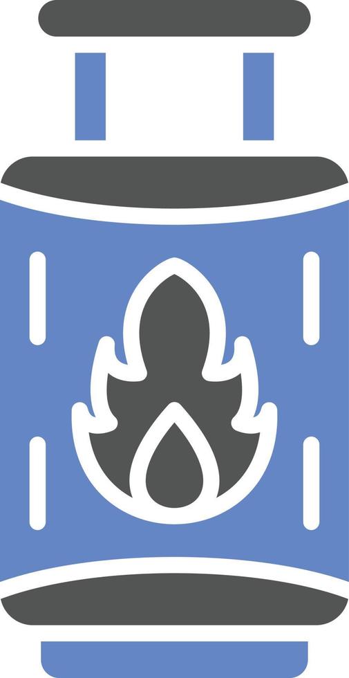 Gas Cylinder Icon Style vector