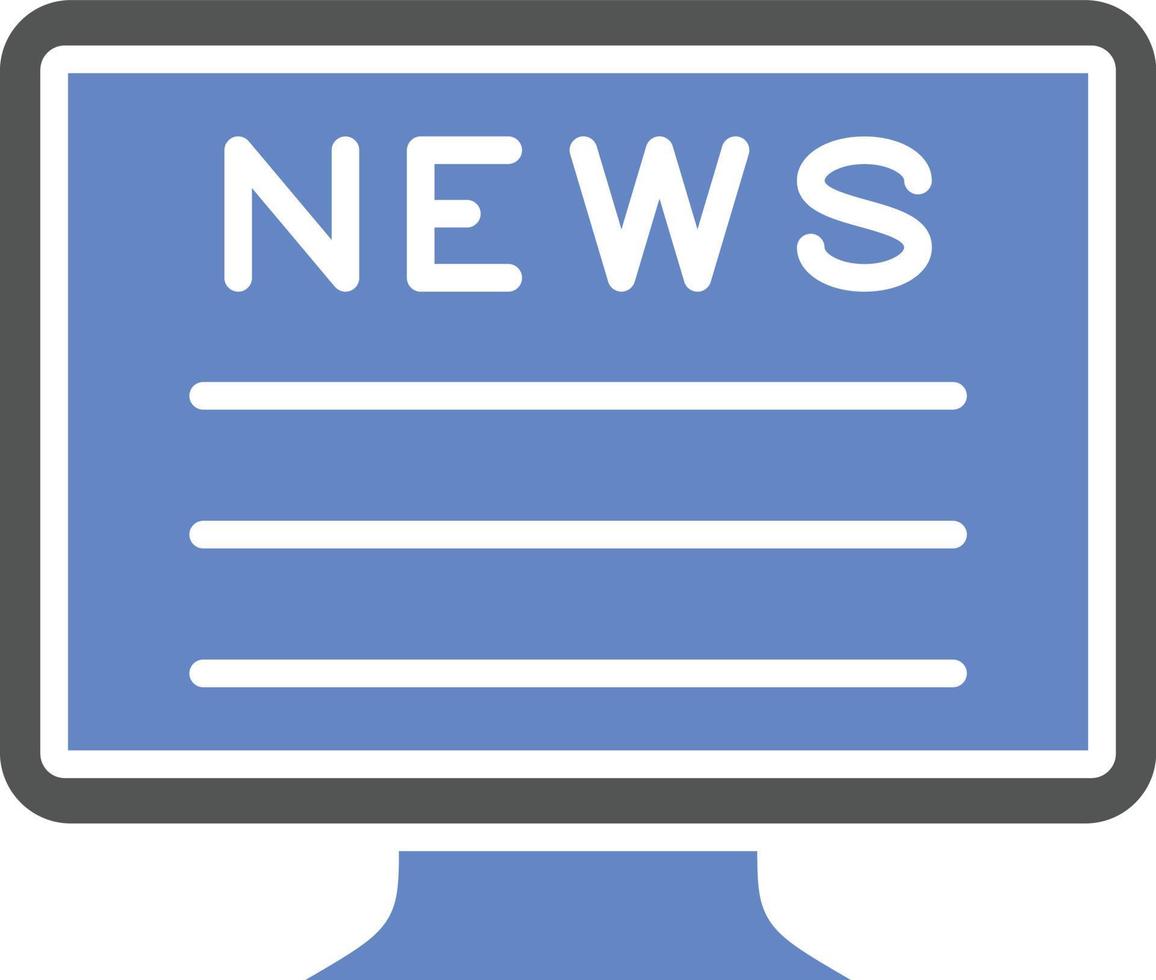 Online News Icon Style vector